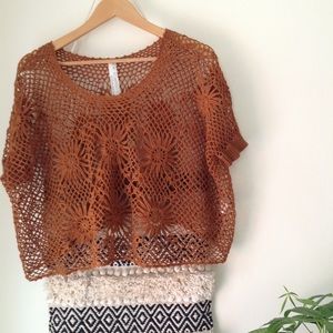 Free People Crochet Top